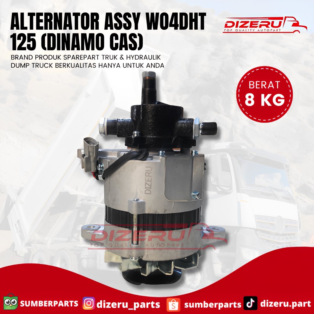 Alternator Assy W04DHT 125 (Dinamo Cas)